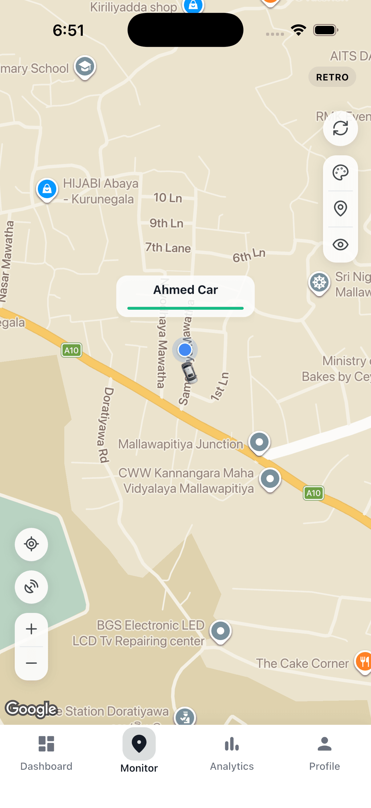 Real-time GPS Tracking
